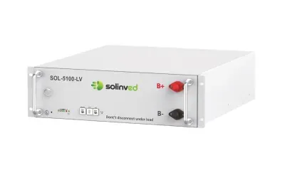 SOLINVED 51,2 V 100Ah Lithium Rack Battery-Serilenemez (LV)