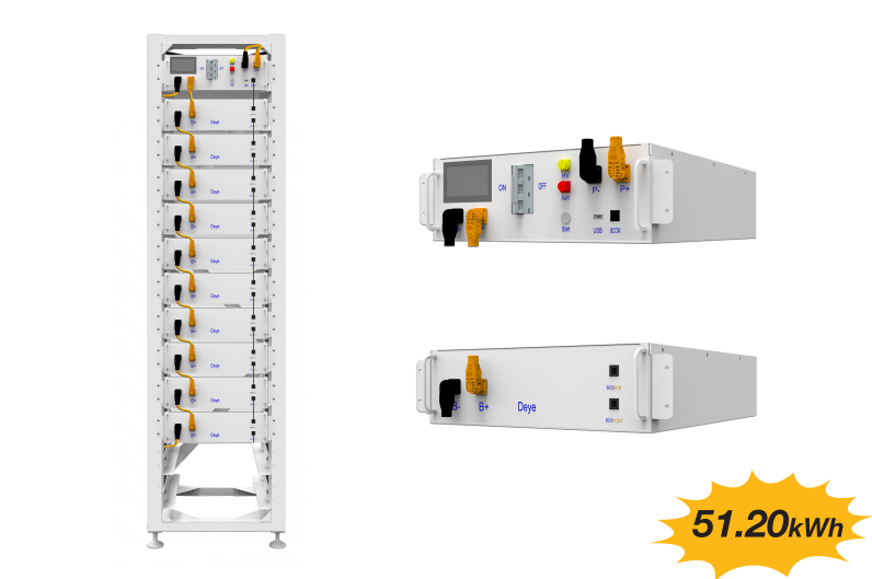 DEYE Yüksek Voltaj Lityum Akü 51.20 kWh